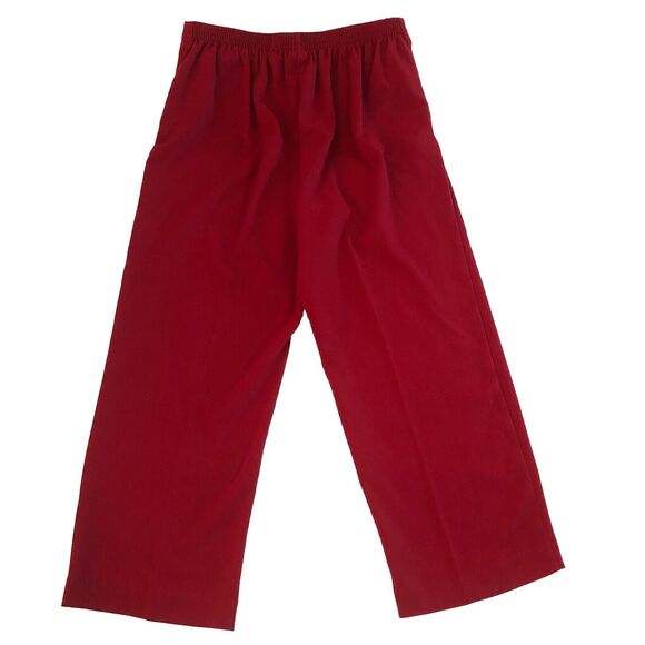 Alfred Dunner Womens Size 14 Red Pants Pockets - Picture 2 of 13